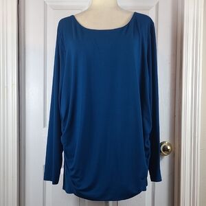 Talbots Rusched Tunic Blouse